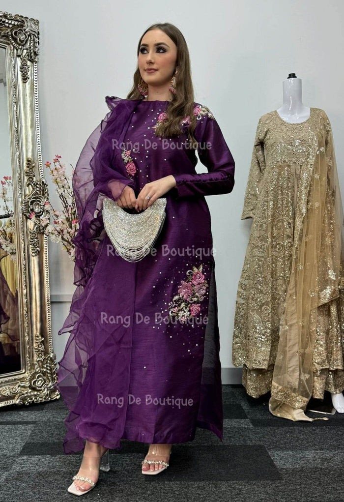 Vanya MF-05 - Purple - - Rang de Boutique
