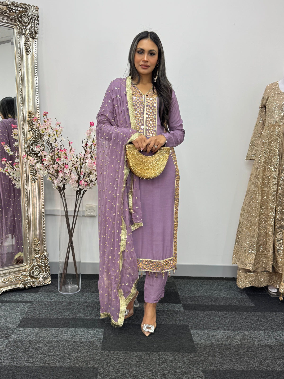 Jhilmil - Lilac Mirror - H