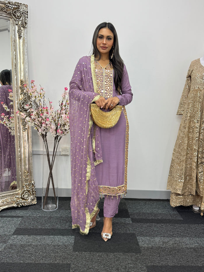 Jhilmil - Lilac Mirror - H