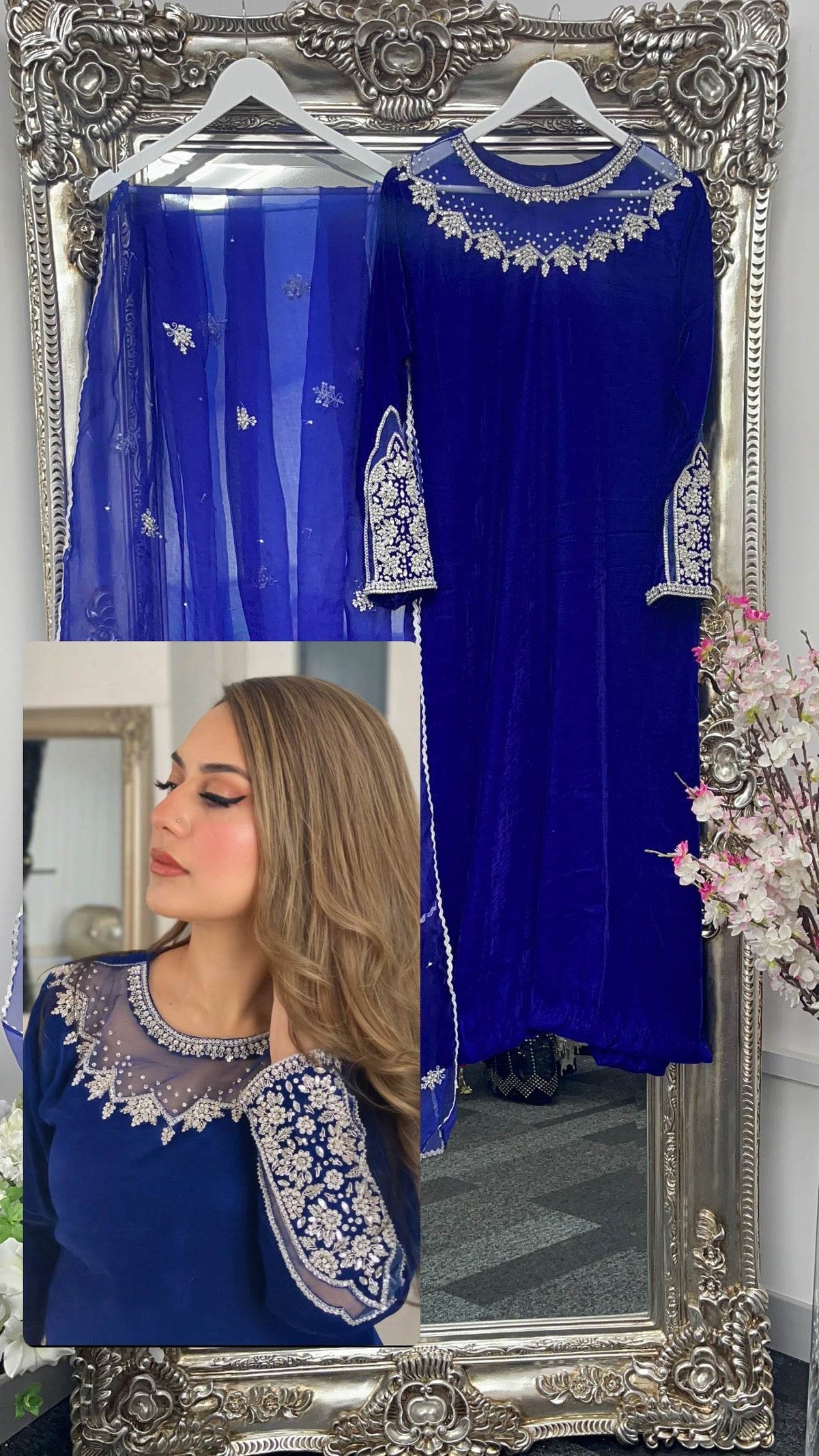 Deewani - Velvet Pret - - Rang de Boutique