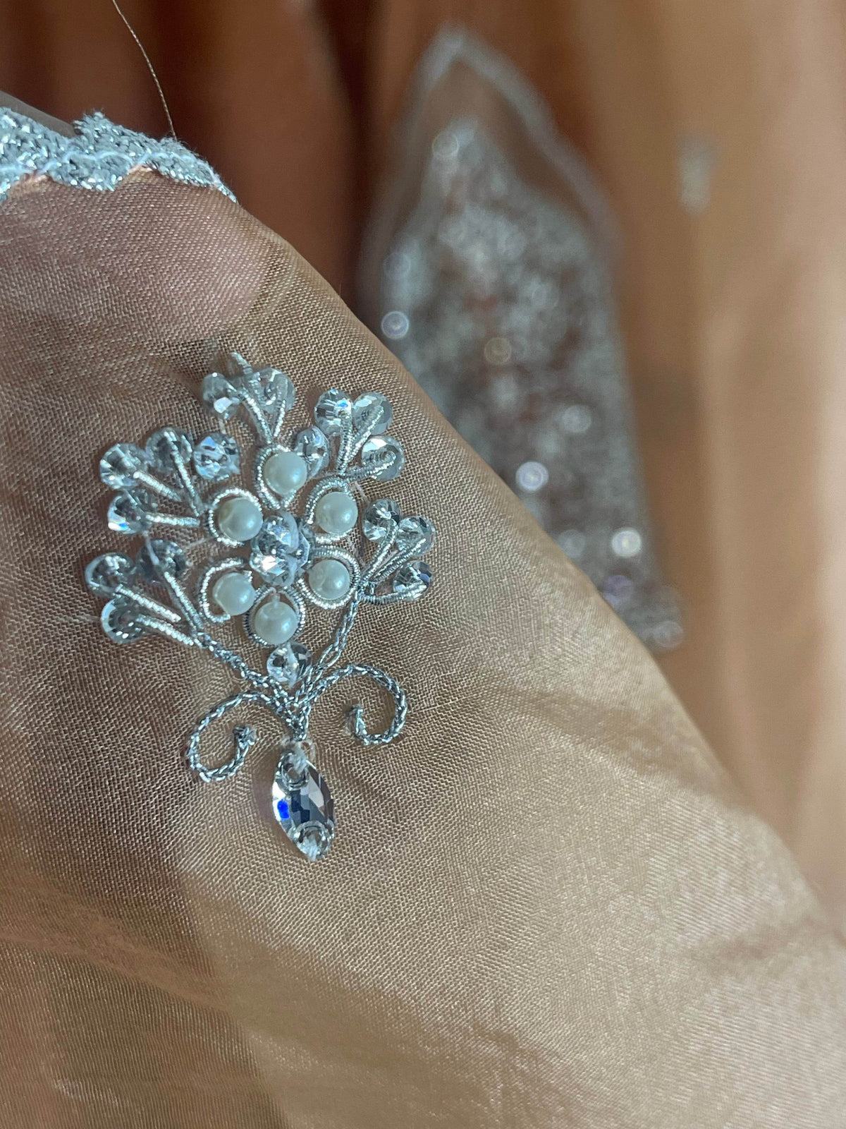 (Preorder Now) Deewani - Nude Velvet Pret - Rang de Boutique