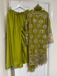 Kiran - Sheesha  Sharara - Green - J
