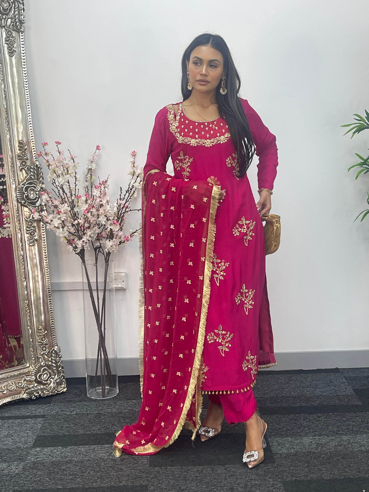 Noori - Hot pink - Rang de Boutique