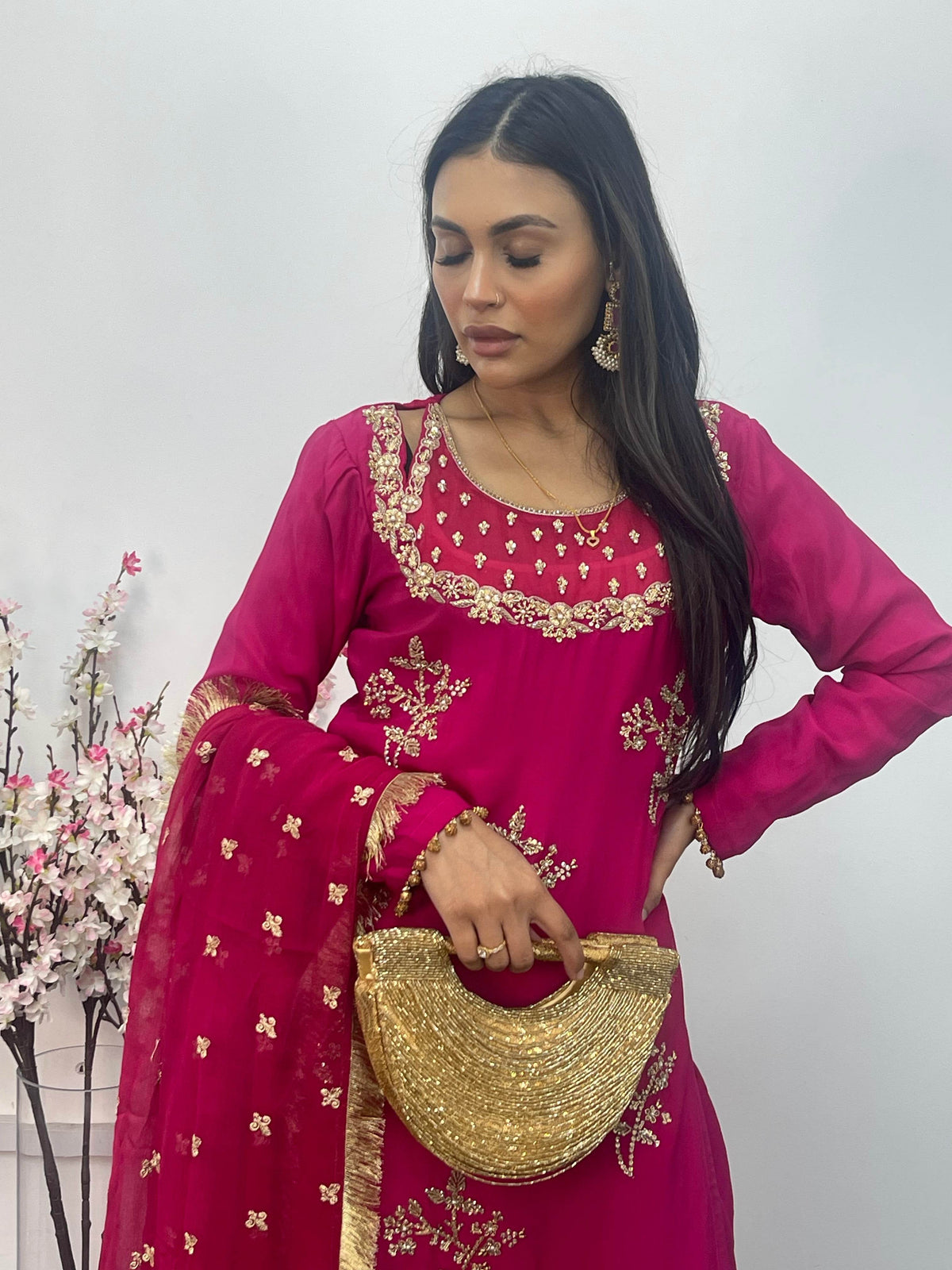 Noori - Hot pink - Rang de Boutique