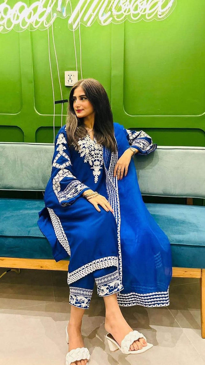 Georgette Beauty Blue - Rang de Boutique