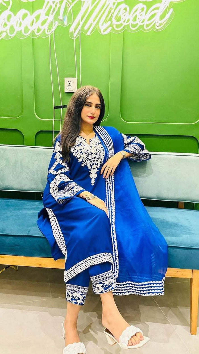 Georgette Beauty Blue - Rang de Boutique