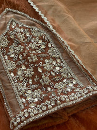 (Preorder Now) Deewani - Nude Velvet Pret - Rang de Boutique