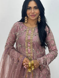 Mala - cutdana - lilac pink - A