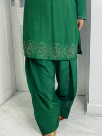 Mannat - Farshi Shalwar - green