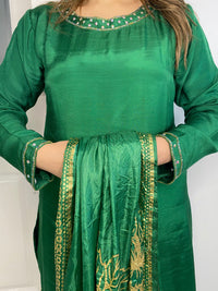 Mannat - Farshi Shalwar - green
