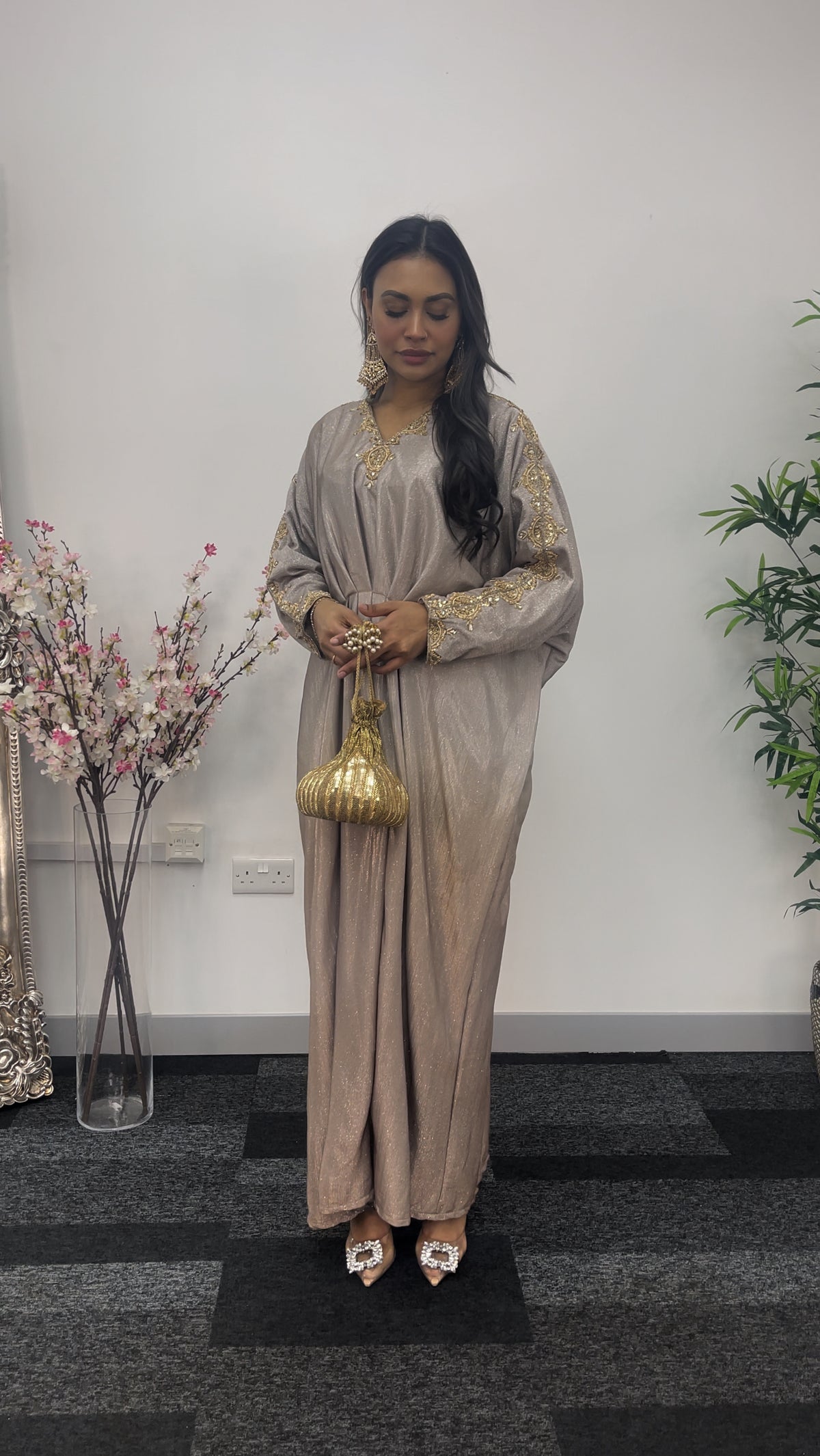 Moon Kaftaan - Ombre Kaftan - Brown