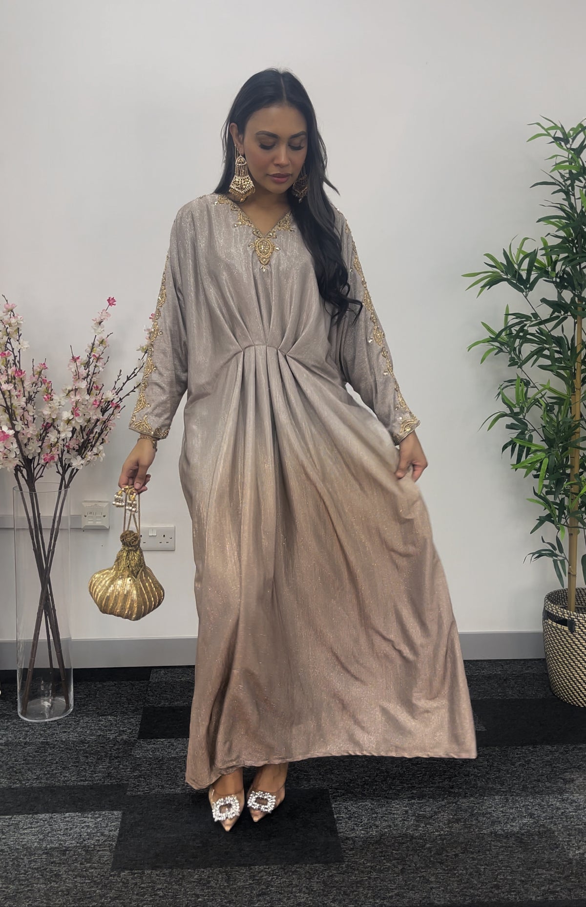 Moon Kaftaan - Ombre Kaftan - Brown