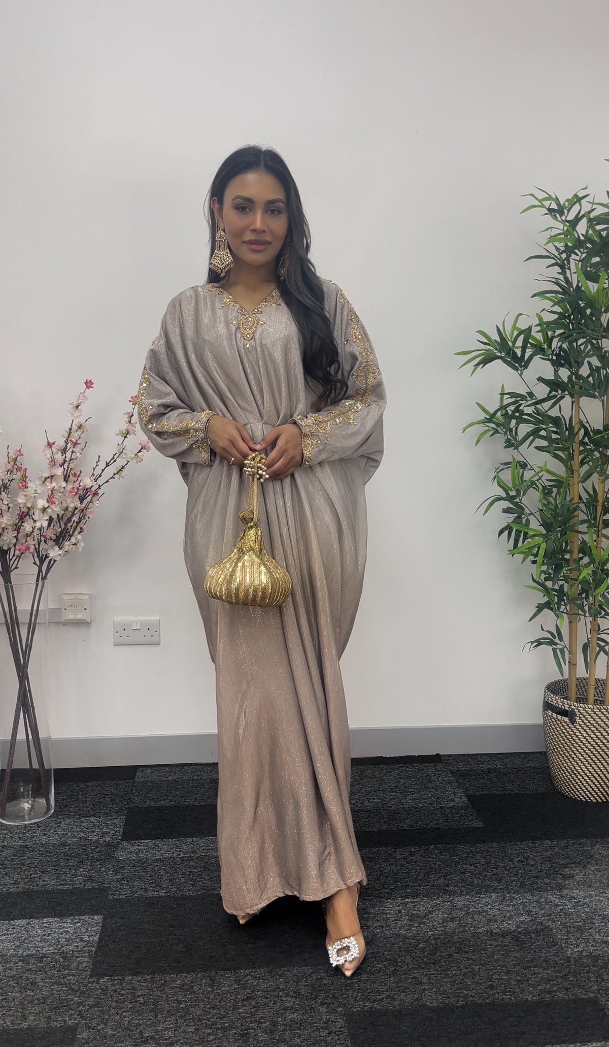 Moon Kaftaan - Ombre Kaftan - Brown