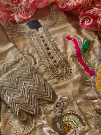 “Laal Dupatta” khuda baksh garara - Rang de Boutique