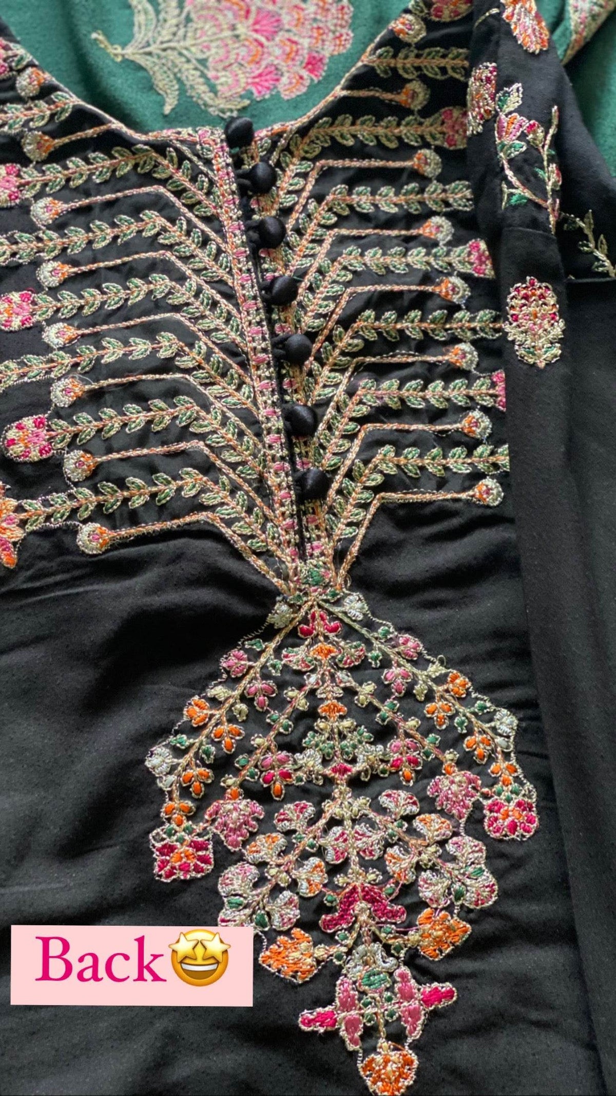 “Verde” Karandi Outfit - Winter - - Rang de Boutique