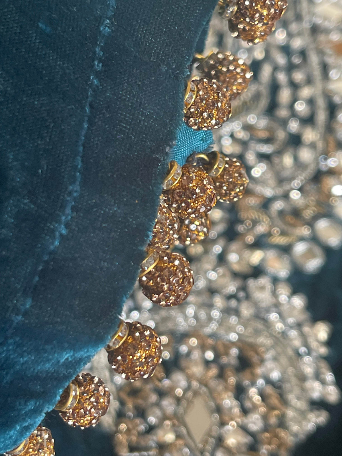 “Dil Ruba” Luxury Velvet Pret Outfit - Teal - Rang de Boutique