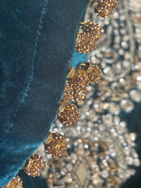 “Dil Ruba” Luxury Velvet Pret Outfit - Teal - Rang de Boutique