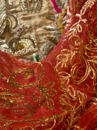 “Laal Dupatta” khuda baksh garara - Rang de Boutique