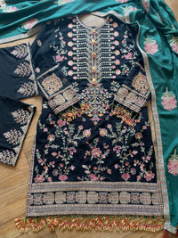 “Verde” Karandi Outfit - Winter - - Rang de Boutique