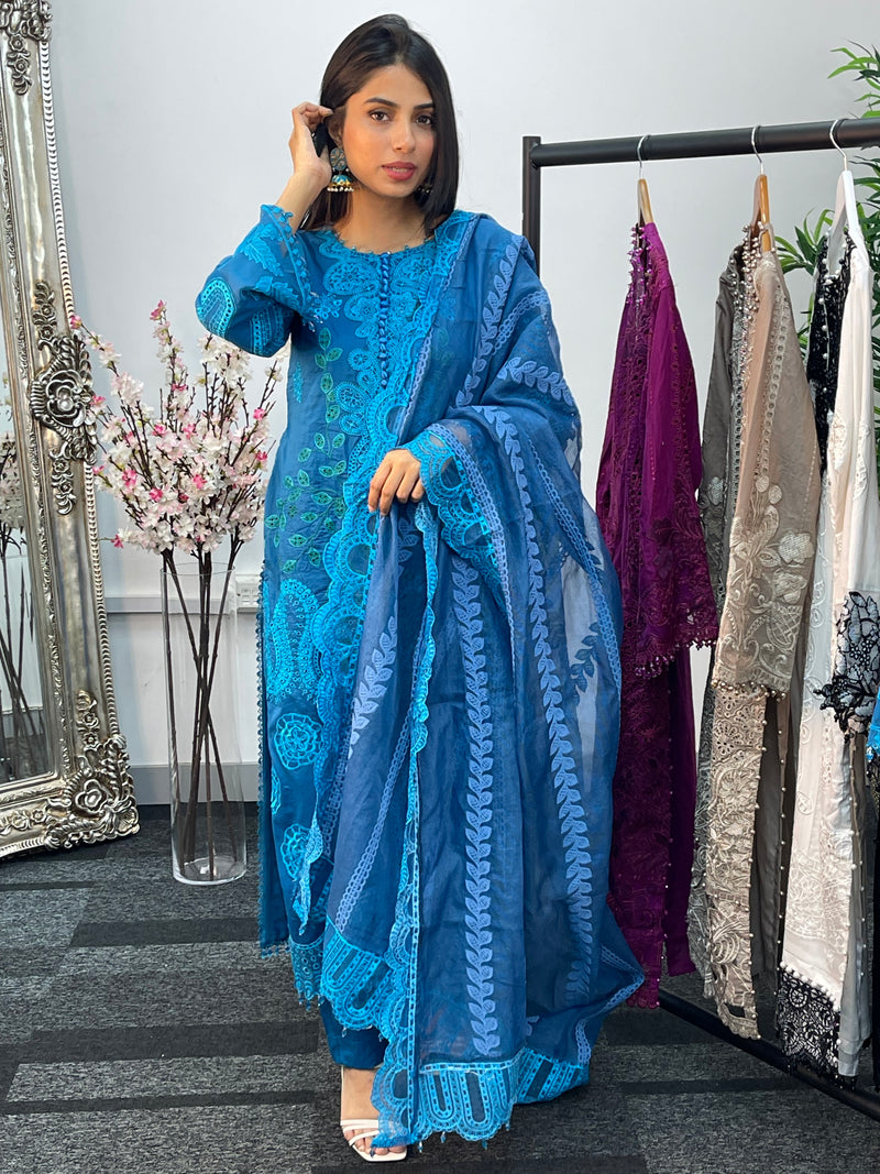 Maria B Inspired - Luxury Lawn 25 -