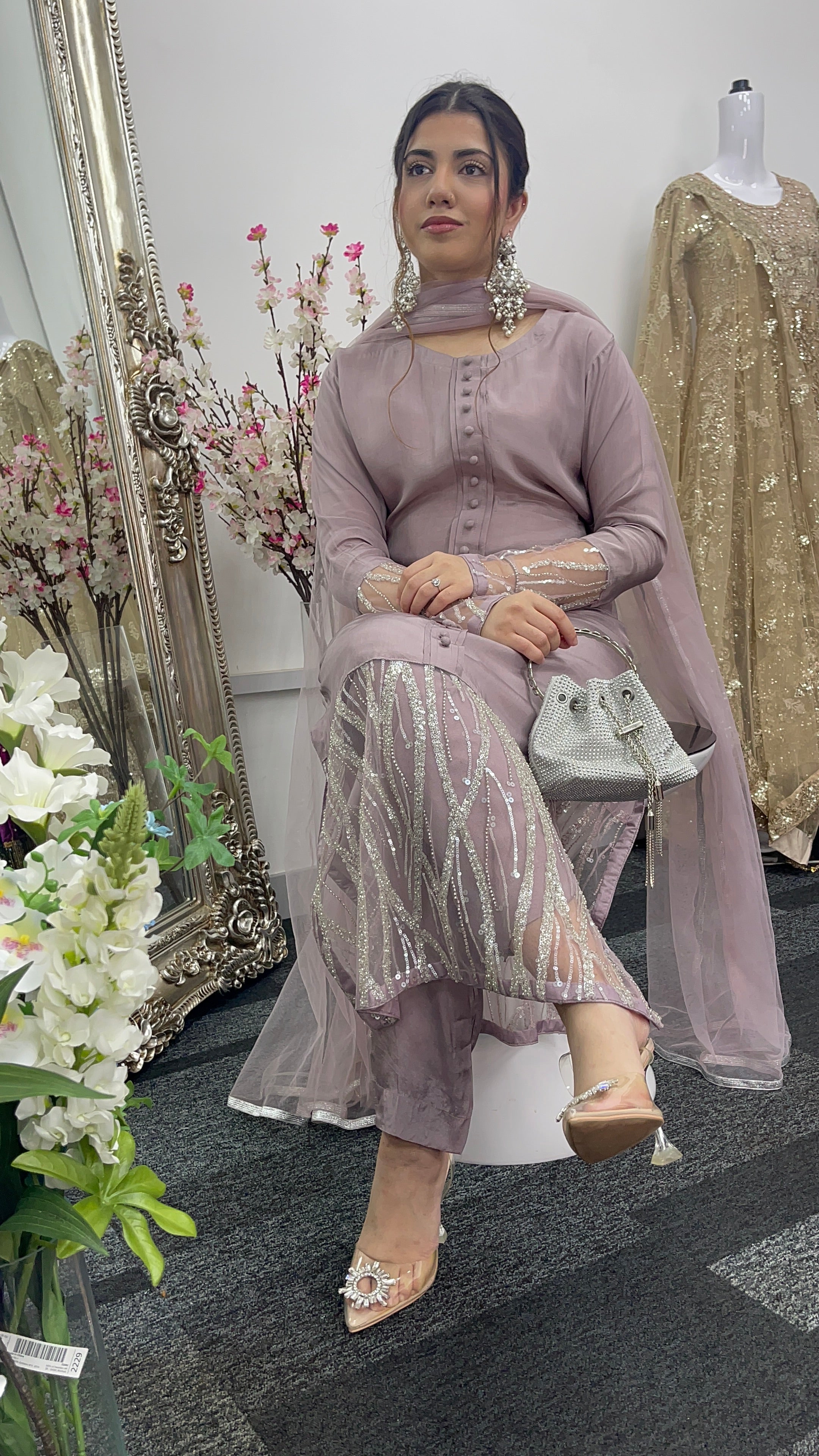 Sajna - CutDana Net - Party Wear