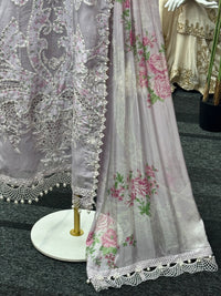 Maria B Luxury Lawn - 2026 - Lilac