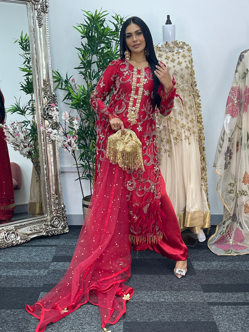 Mala - cutdana - Red - A