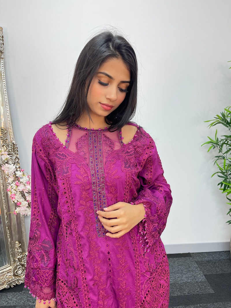 Maria B Inspired - Luxury Lawn 25 -