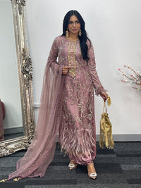Mala - cutdana - lilac pink - A