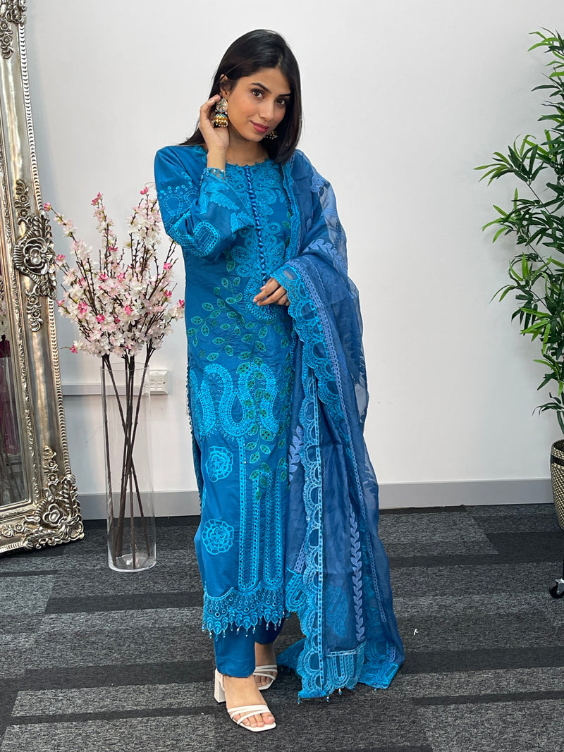 Maria B Inspired - Luxury Lawn 25 -
