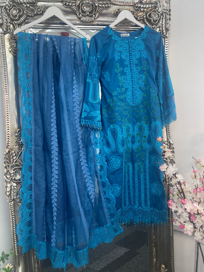Maria B Inspired - Luxury Lawn 25 -
