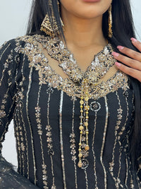 Payal - cutdana - Black