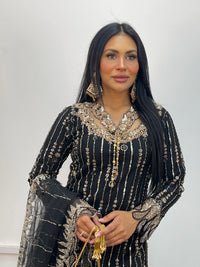Payal - cutdana - Black
