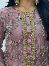Mala - cutdana - lilac pink - A