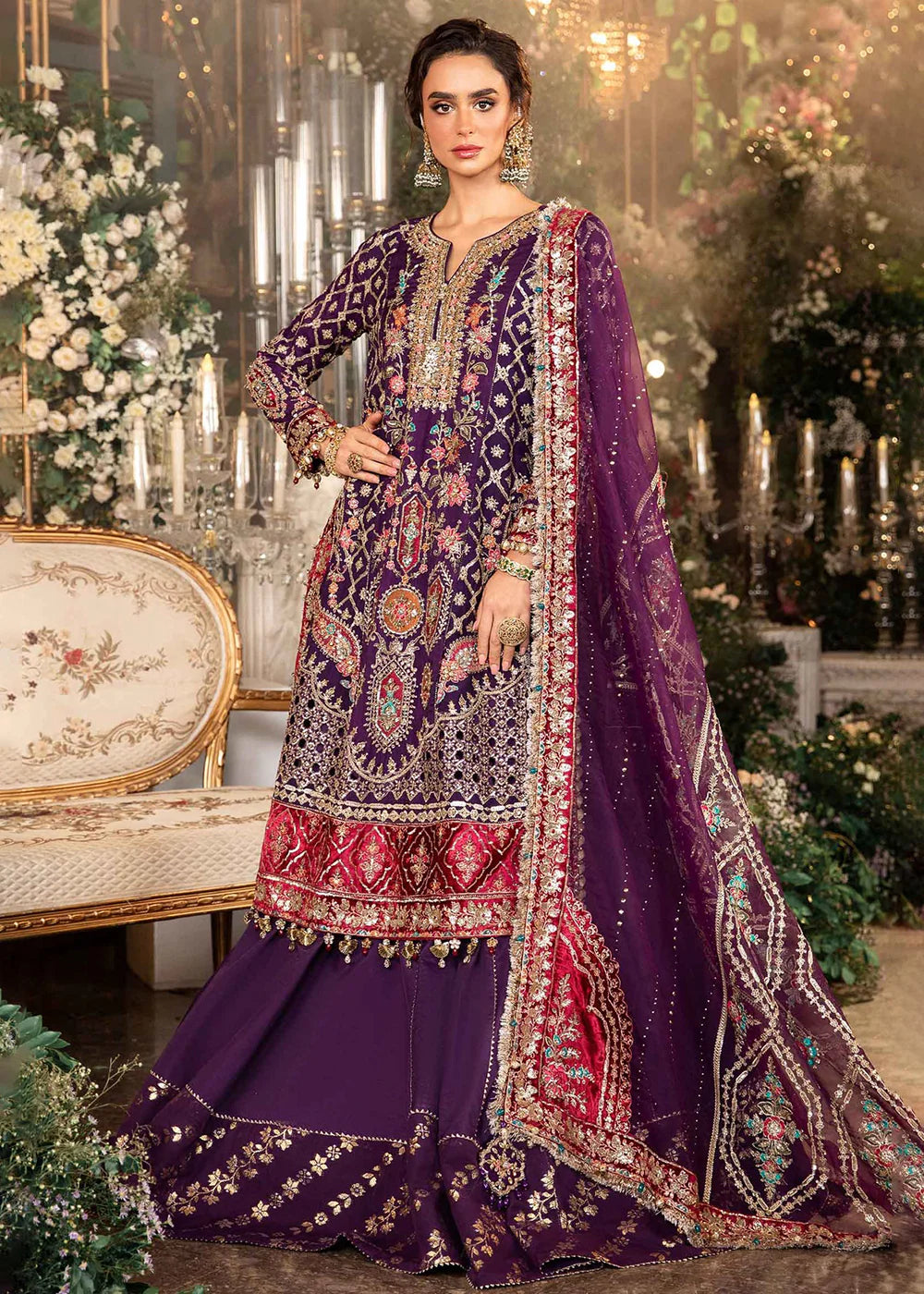 Shagun - Sharara Maxi - Maria B inspired
