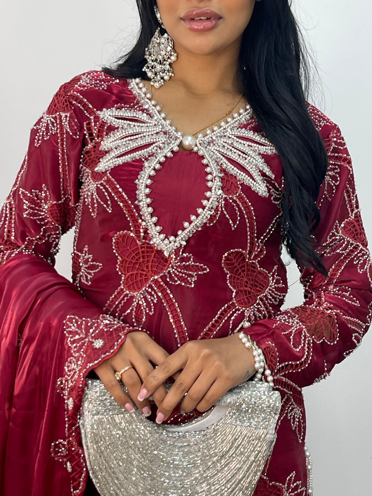 Kangan - cutdana - Maroon - Y