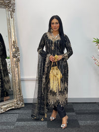 Payal - cutdana - Black