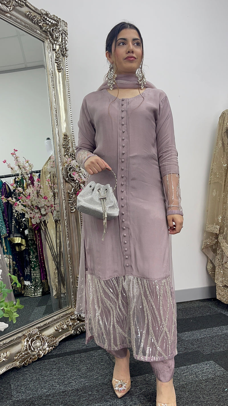 Sajna - CutDana Net - Party Wear