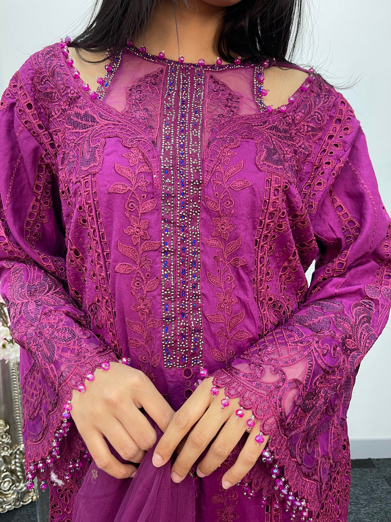 Maria B Inspired - Luxury Lawn 25 -