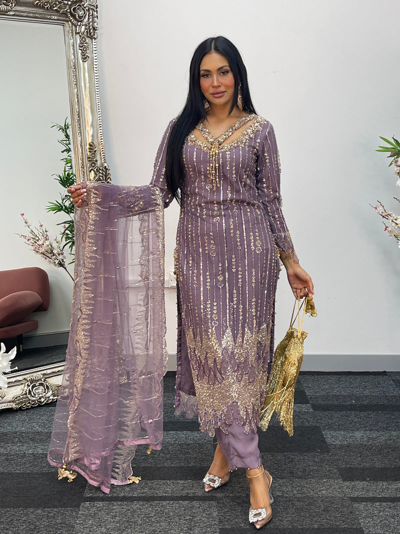 Payal - cutdana - Purple Lilac