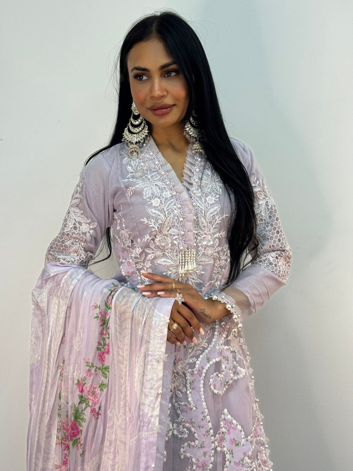 Maria B Luxury Lawn - 2026 - Lilac