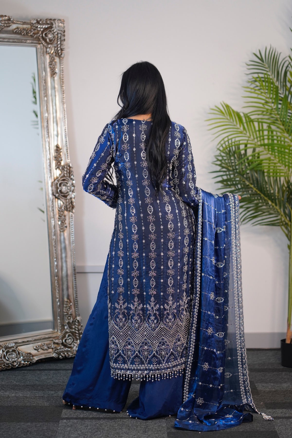 Choori - cutdana - Navy