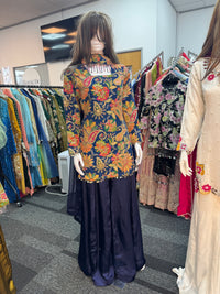 Armani Silk - sharara - Blue
