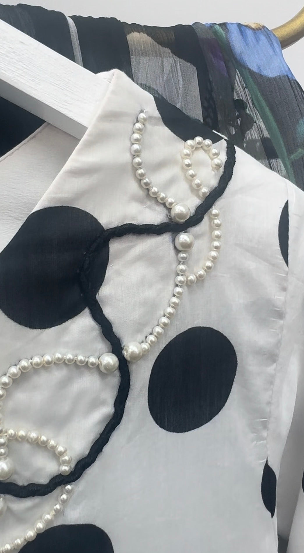 Maria B MPrints Lawn - Polka Dots - Black