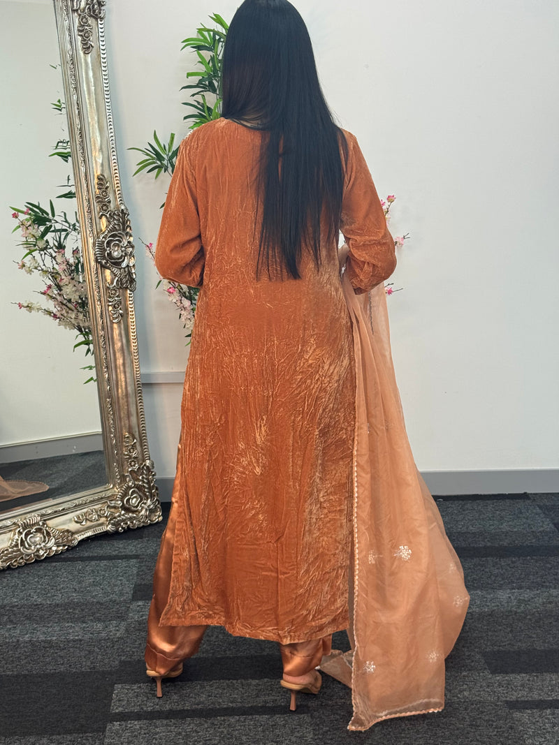 (Preorder 3/4 weeks) Deewani - Nude Velvet Pret