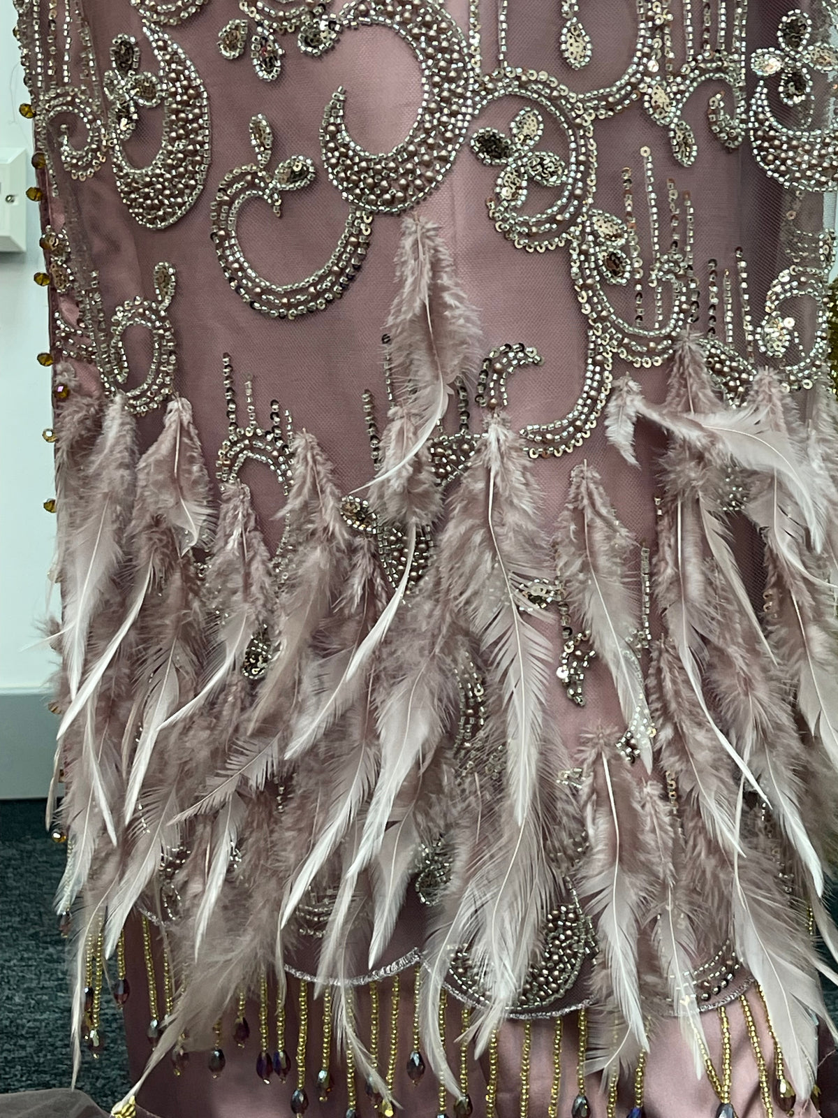 Mala - cutdana - lilac pink - A