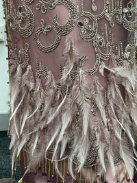 Mala - cutdana - lilac pink - A