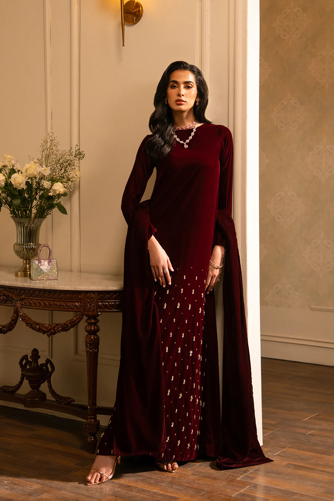 Lulusar - Kesheir Dress - Maroon