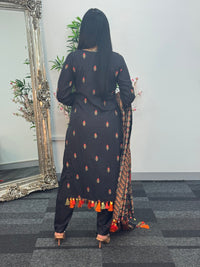 Black Multi Karandi -S