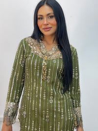 Payal - cutdana - Green